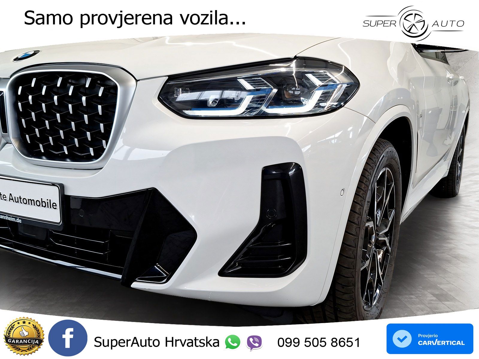 BMW X4 30d (286 KS) xDrive Steptronic M Sport LED+GR SJED+ACC
