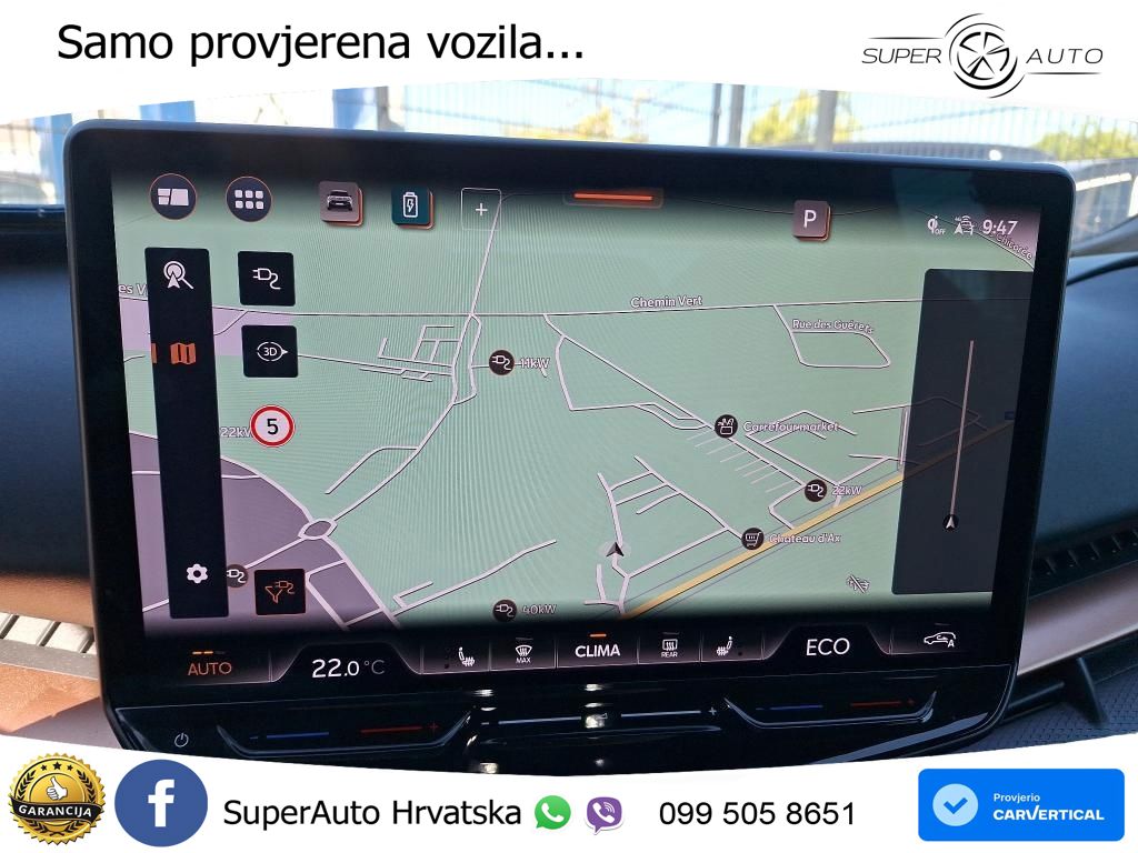 Cupra Tavascan 82 kWh (286 KS) LED+GR SJED+ACC