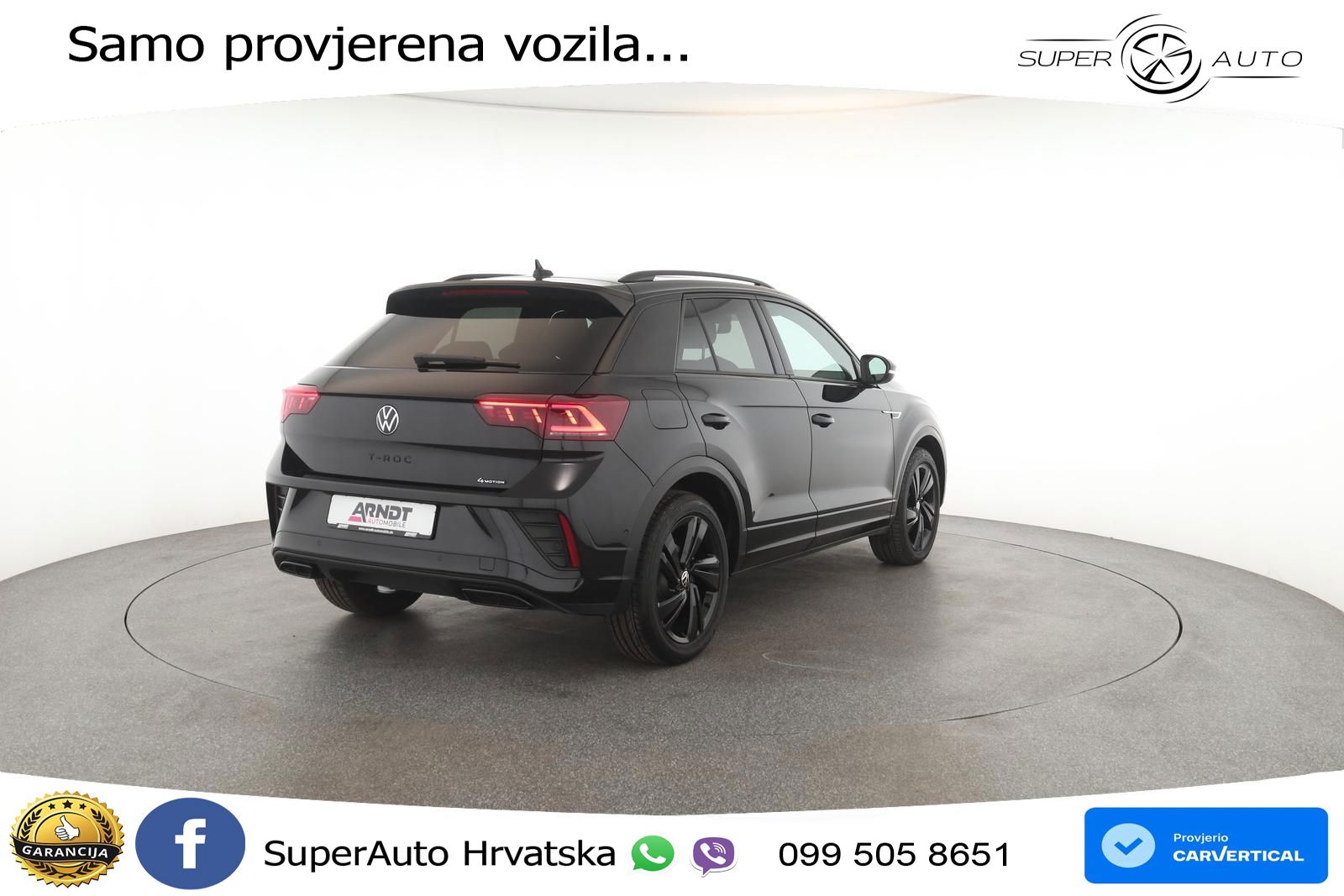 Volkswagen T-Roc 2.0 TSI (190 KS) 4M DSG R-Line MATRIX+GR SJED+KAM