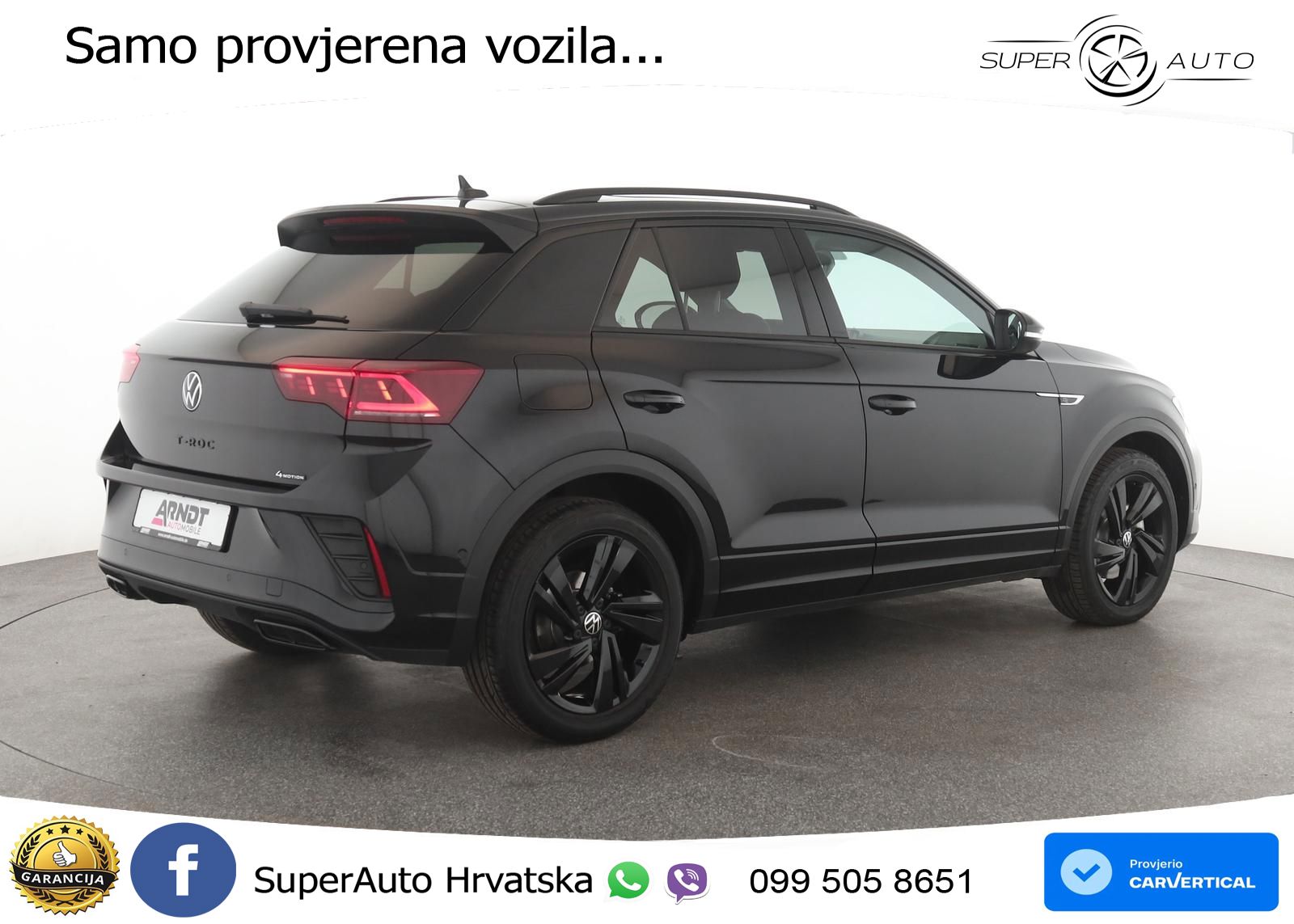 Volkswagen T-Roc 2.0 TSI (190 KS) 4M DSG R-Line MATRIX+GR SJED+KAM