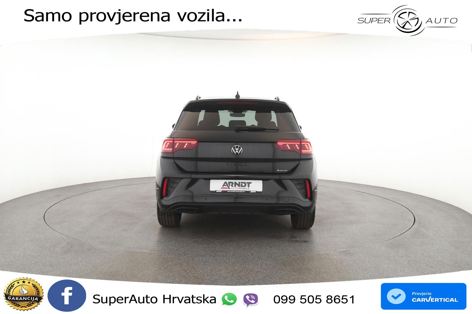 Volkswagen T-Roc 2.0 TSI (190 KS) 4M DSG R-Line MATRIX+GR SJED+KAM