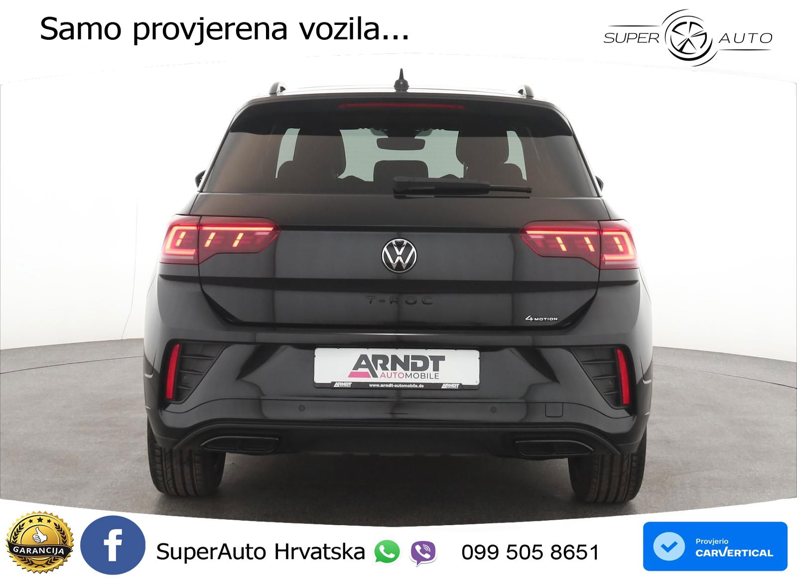Volkswagen T-Roc 2.0 TSI (190 KS) 4M DSG R-Line MATRIX+GR SJED+KAM