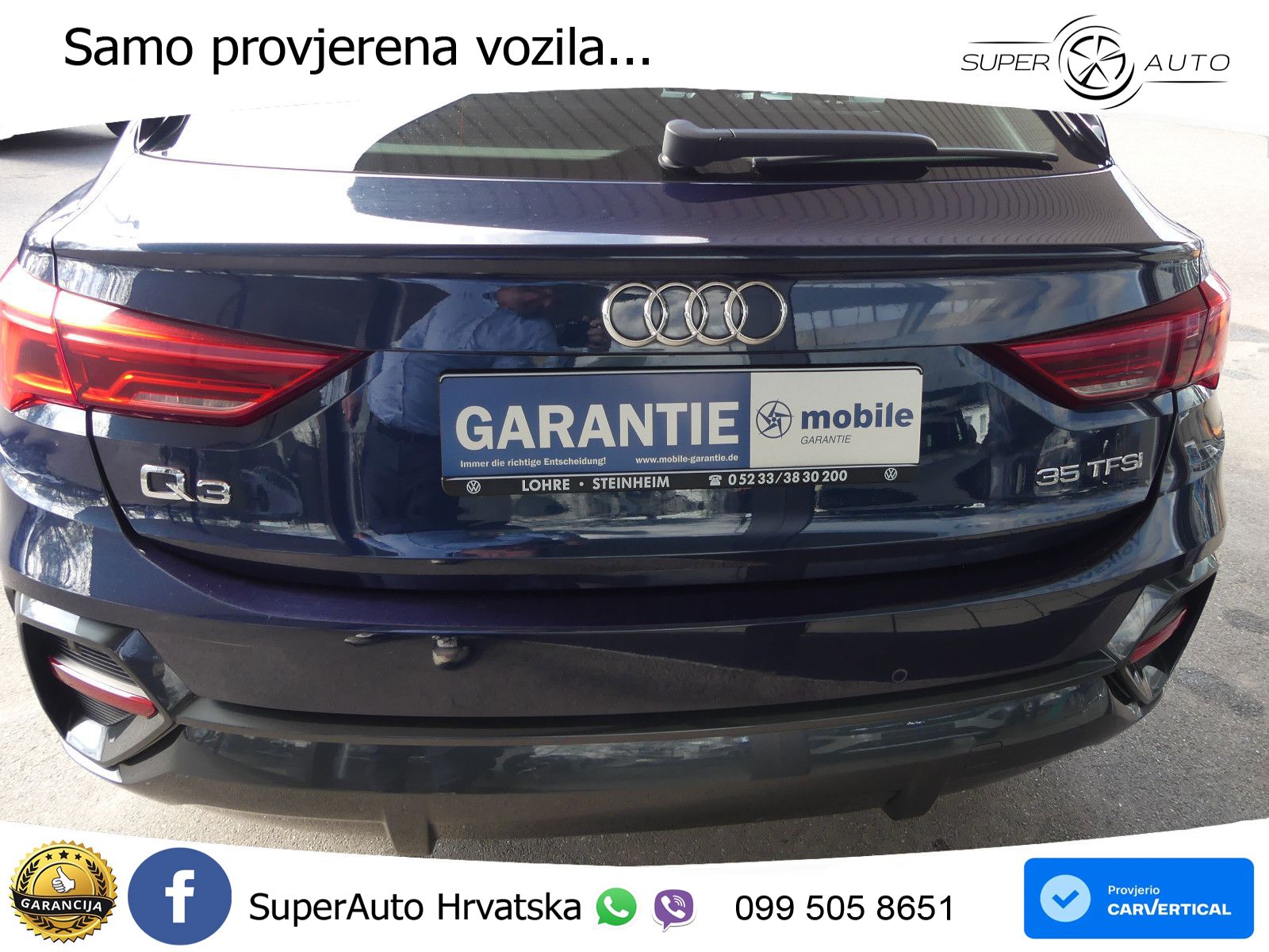 Audi Q3 II Sportback 35 TFSI (150 KS) S tronic S line