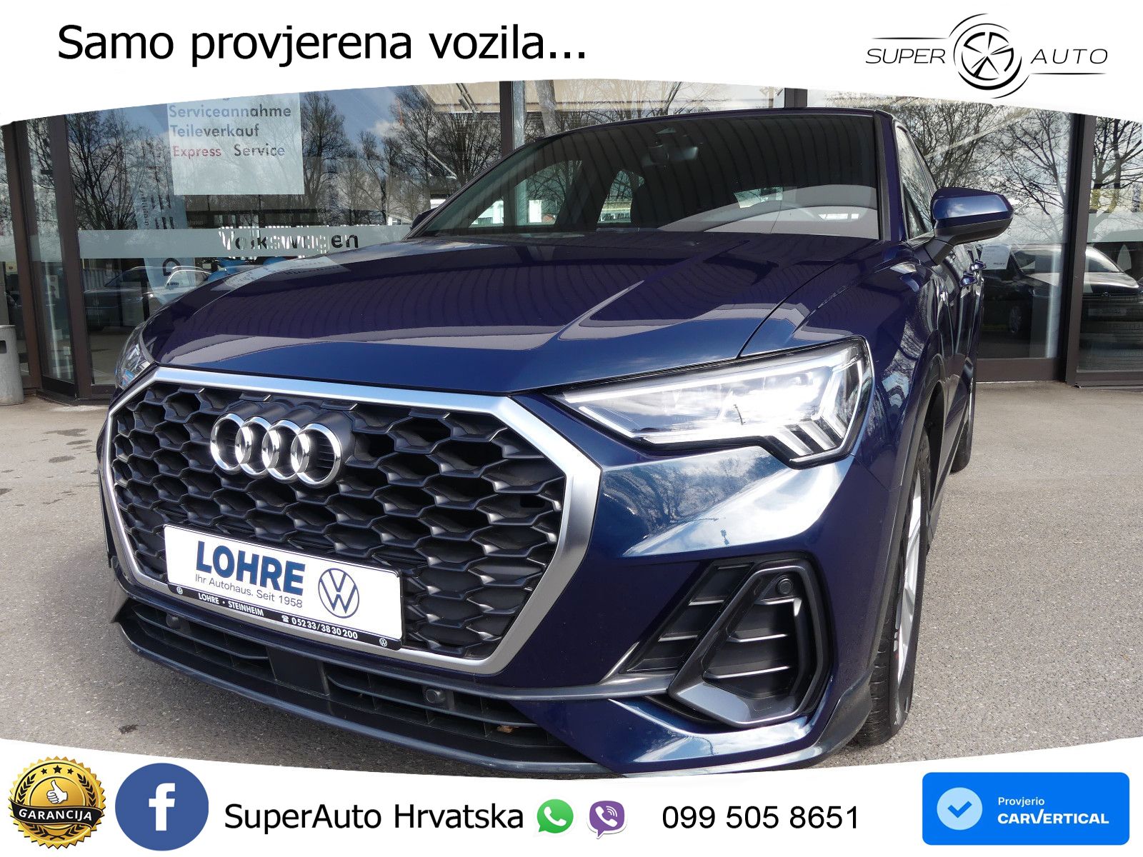 Audi Q3 II Sportback 35 TFSI (150 KS) S tronic S line