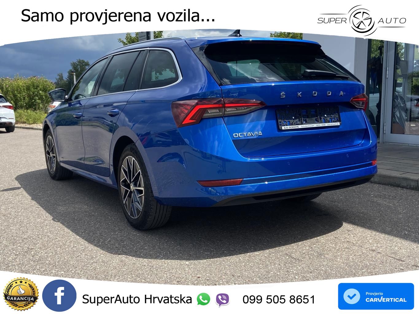 Škoda Octavia Combi 2.0 TDI (150 KS) DSG LED+GR SJED+ACC