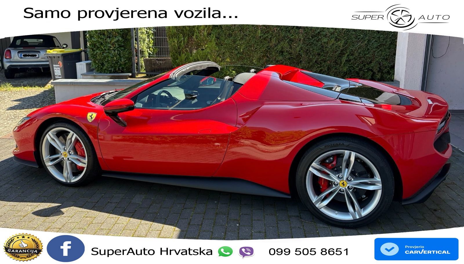 Ferrari 296 GTS 3.0 V6 (830 KS) F1 DCT LED+ACC
