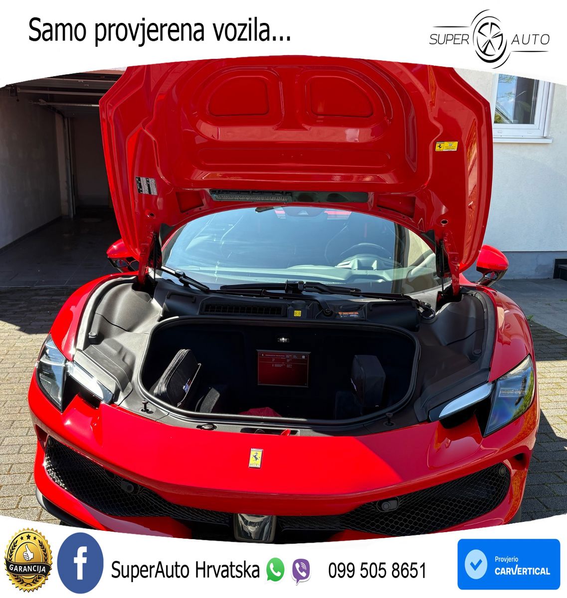 Ferrari 296 GTS 3.0 V6 (830 KS) F1 DCT LED+ACC