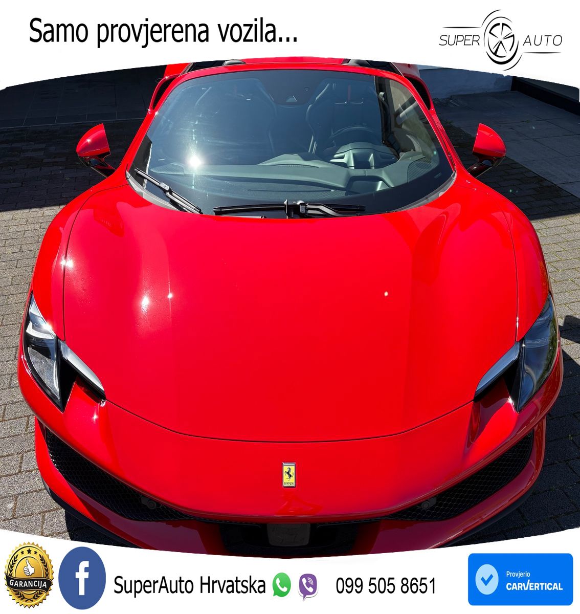 Ferrari 296 GTS 3.0 V6 (830 KS) F1 DCT LED+ACC