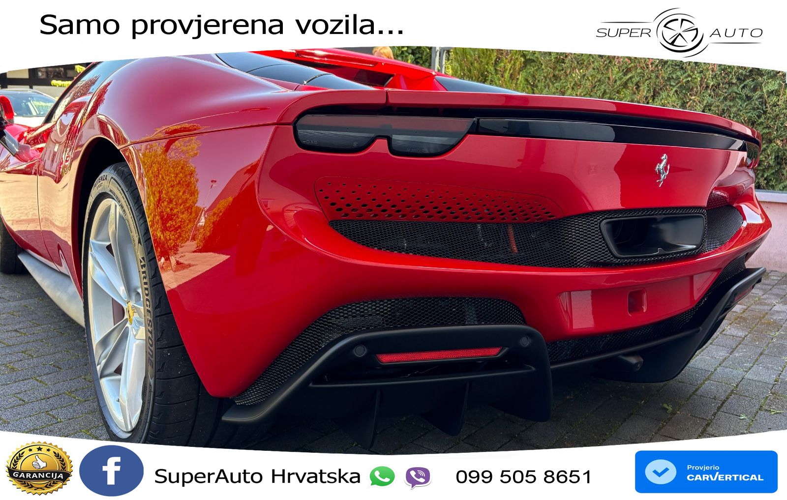 Ferrari 296 GTS 3.0 V6 (830 KS) F1 DCT LED+ACC