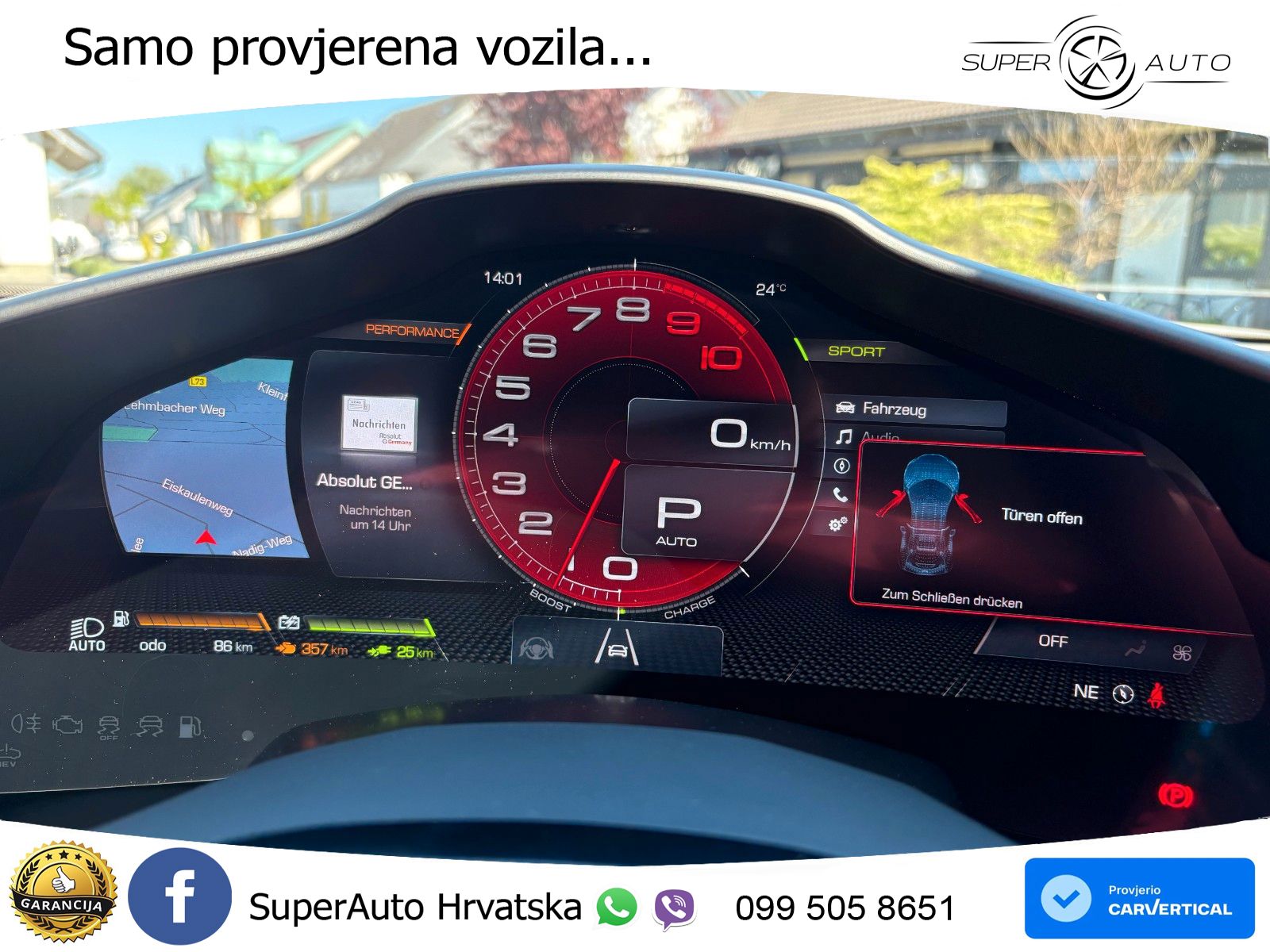 Ferrari 296 GTS 3.0 V6 (830 KS) F1 DCT LED+ACC