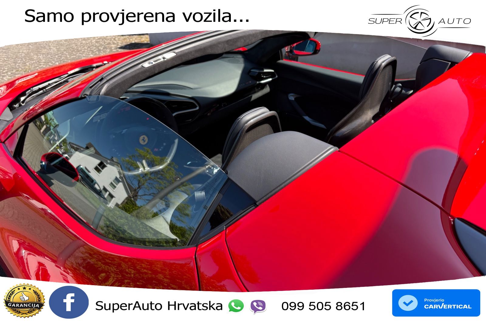 Ferrari 296 GTS 3.0 V6 (830 KS) F1 DCT LED+ACC