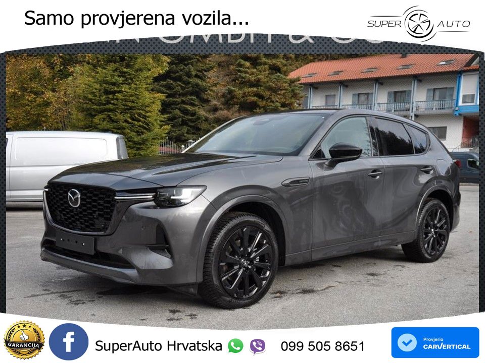 Mazda CX-60 3.3 e-Skyactiv D (254 KS) AWD Automatic LED+GR SJED+ACC