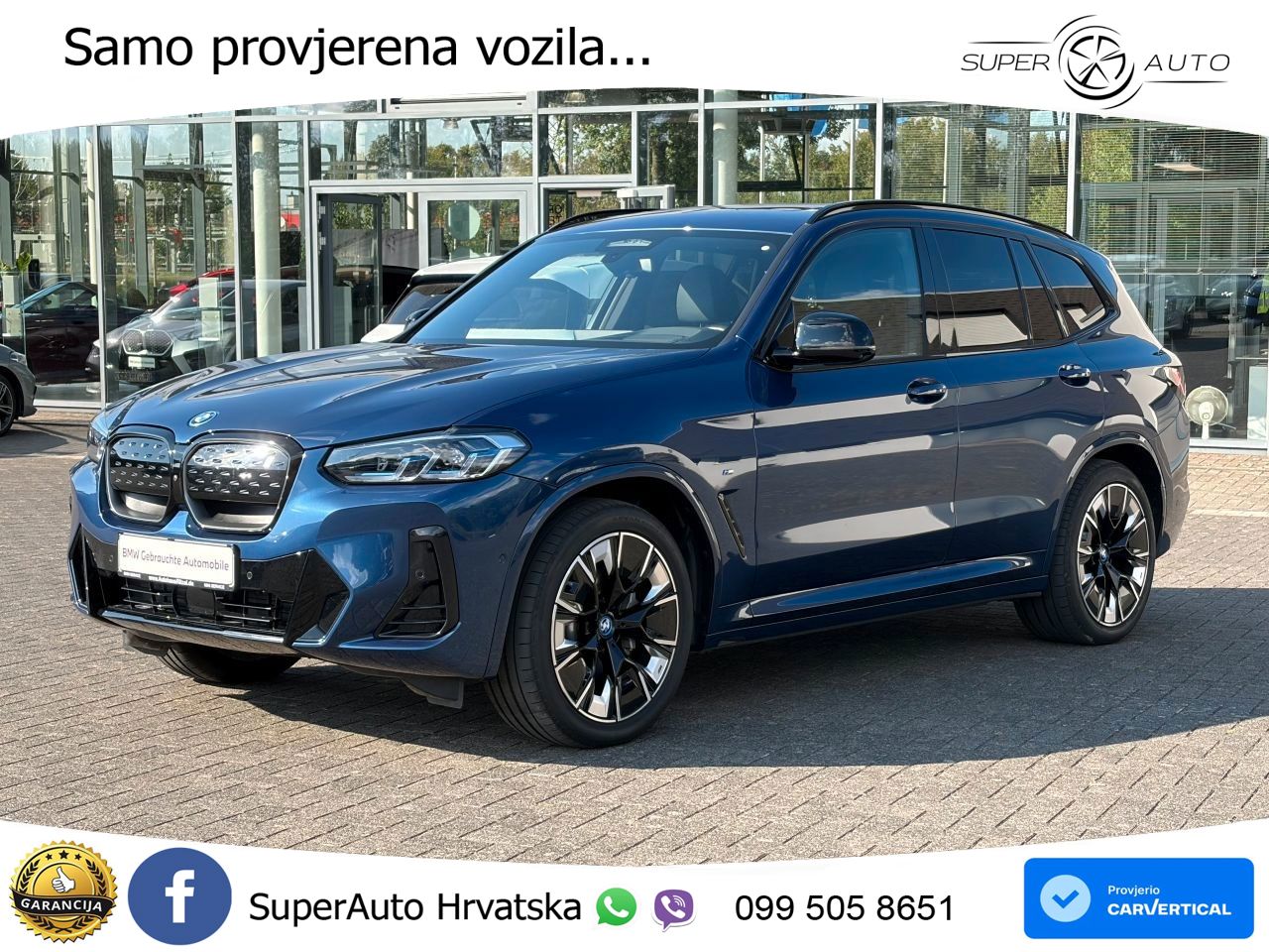 BMW iX3 80 kWh (286 KS) LED+GR SJED+ACC