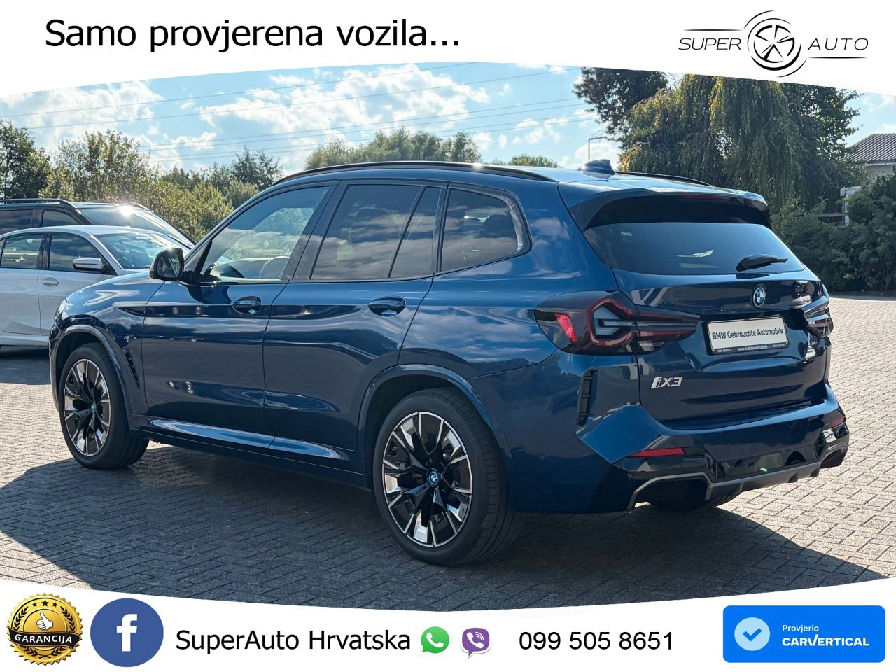 BMW iX3 80 kWh (286 KS) LED+GR SJED+ACC