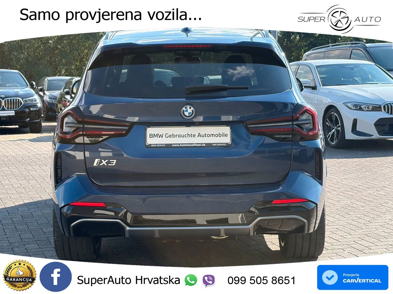 BMW iX3 80 kWh (286 KS) LED+GR SJED+ACC