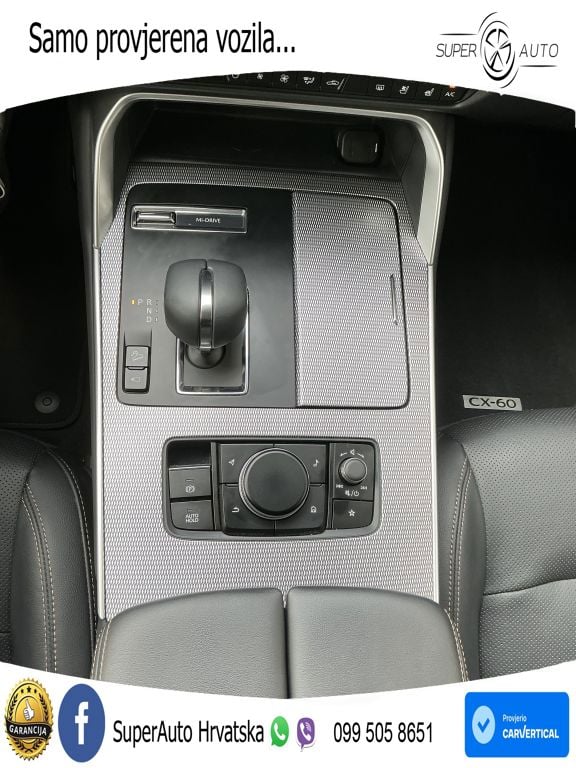 Mazda CX-60 3.3 e-Skyactiv D (254 KS) AWD Automatic LED+GR SJED+ACC