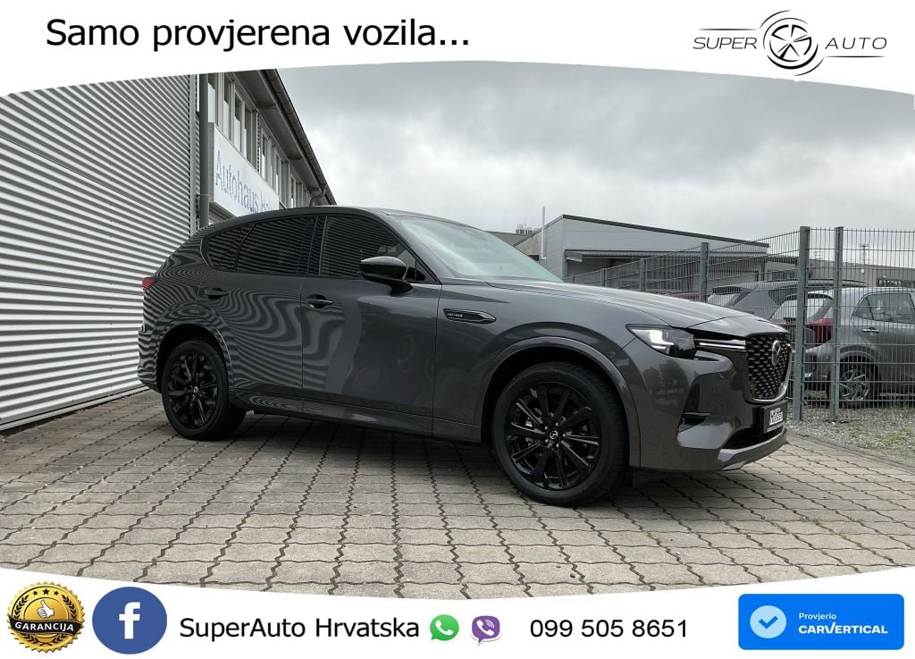Mazda CX-60 3.3 e-Skyactiv D (254 KS) AWD Automatic LED+GR SJED+ACC