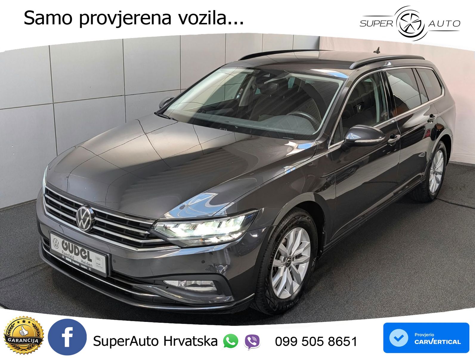 Volkswagen Passat Variant 2.0 TDI (150 KS) DSG Business LED+GR SJED+ACC