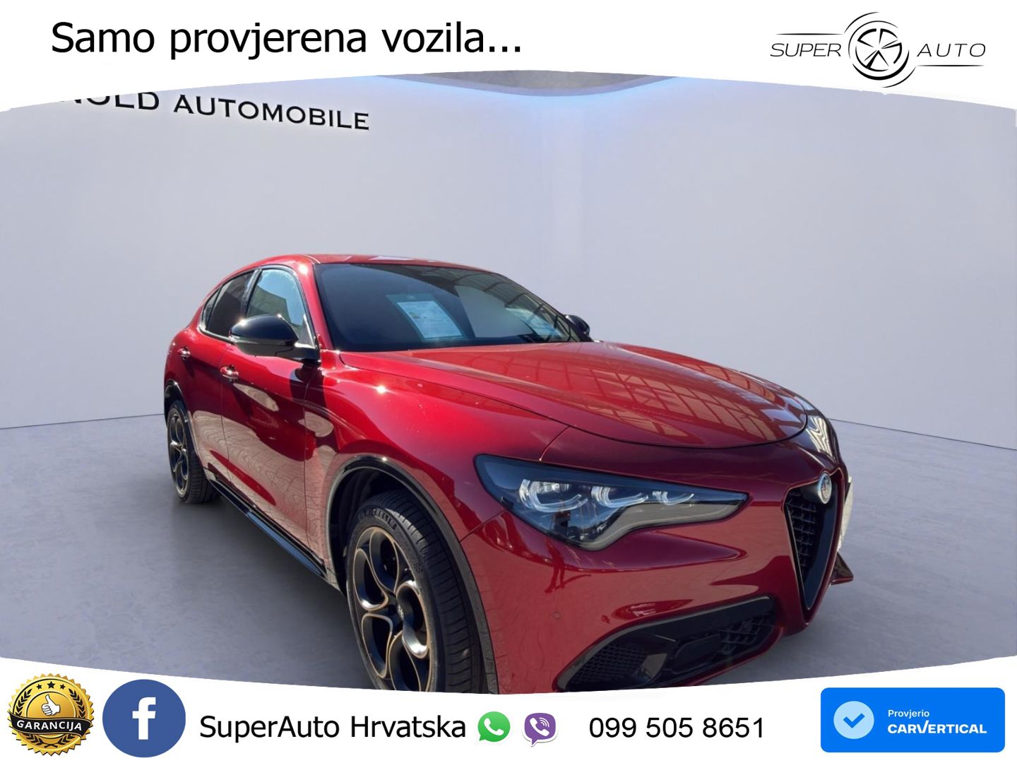 Alfa Romeo Stelvio 2.0 Turbo (280 KS) Q4 Automatic LED+GR SJED+ACC