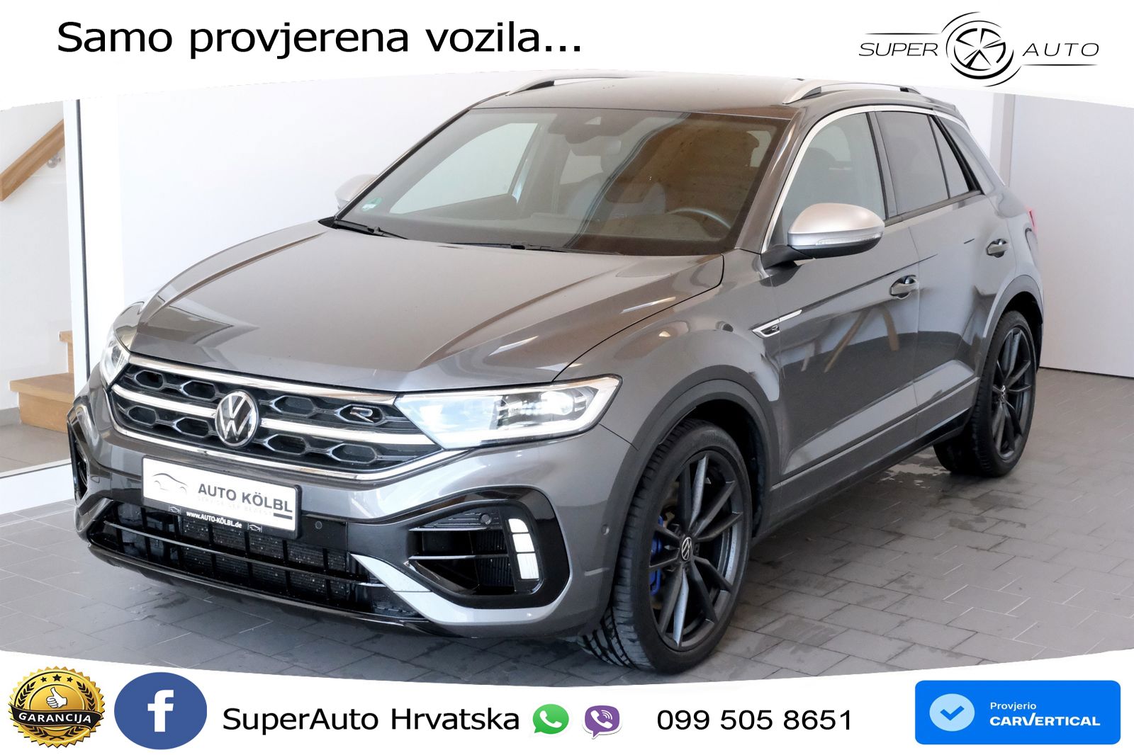 Volkswagen T-Roc I R 2.0 TSI (300 KS) OPF 4M DSG MATRIX+GR SJED+KAM