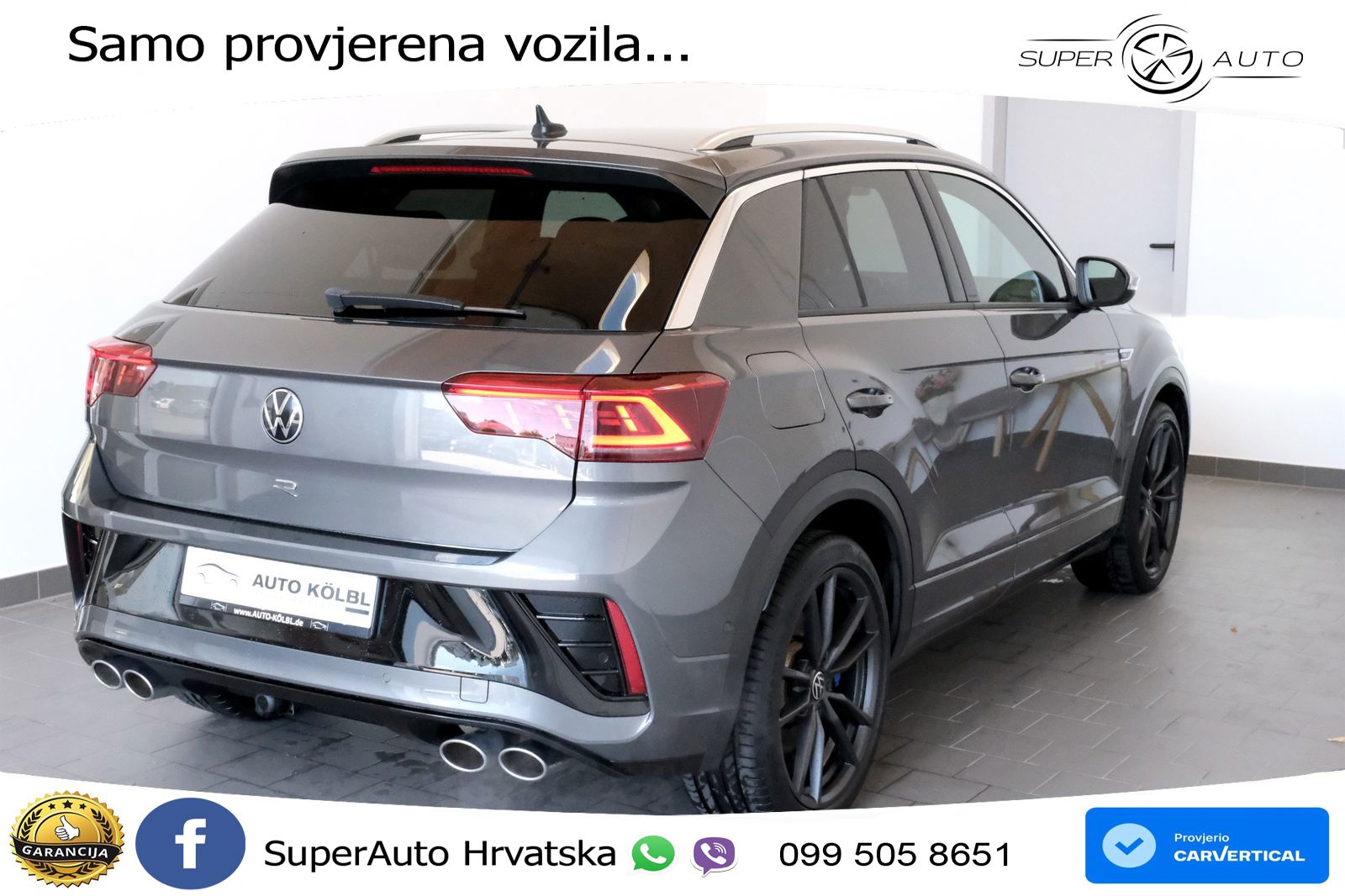 Volkswagen T-Roc I R 2.0 TSI (300 KS) OPF 4M DSG MATRIX+GR SJED+KAM