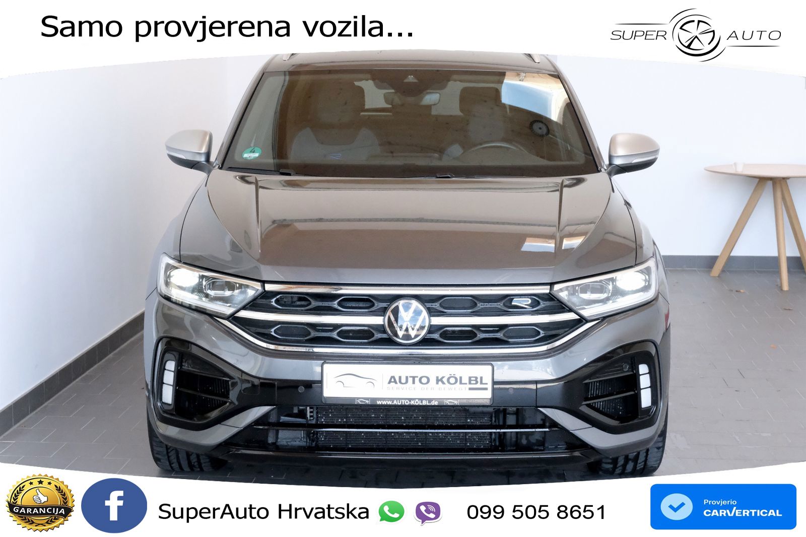 Volkswagen T-Roc I R 2.0 TSI (300 KS) OPF 4M DSG MATRIX+GR SJED+KAM