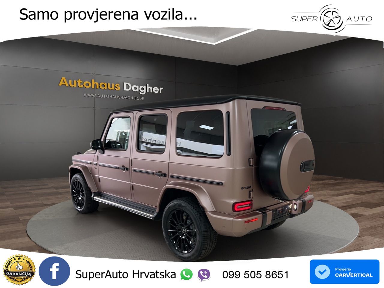 Mercedes G 500 Long V8 (422 KS) 4MATIC 9G-TRONIC LED+GR SJED+ACC