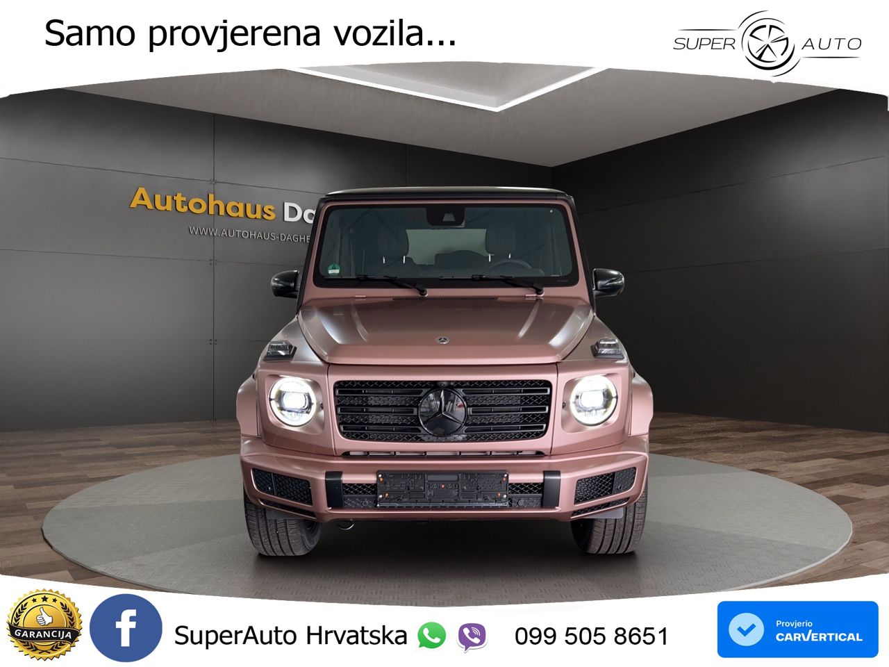 Mercedes G 500 Long V8 (422 KS) 4MATIC 9G-TRONIC LED+GR SJED+ACC