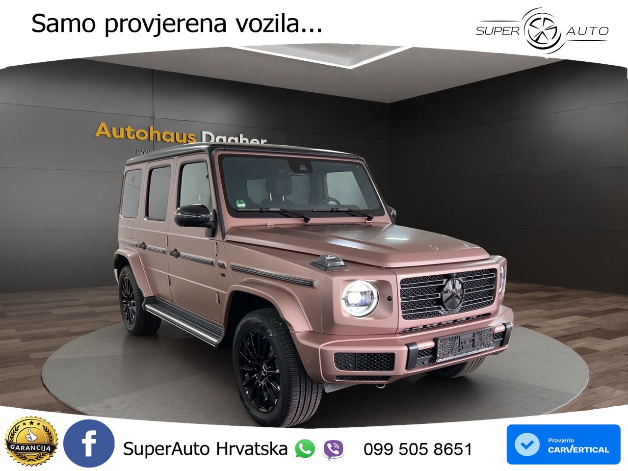 Mercedes G 500 Long V8 (422 KS) 4MATIC 9G-TRONIC LED+GR SJED+ACC