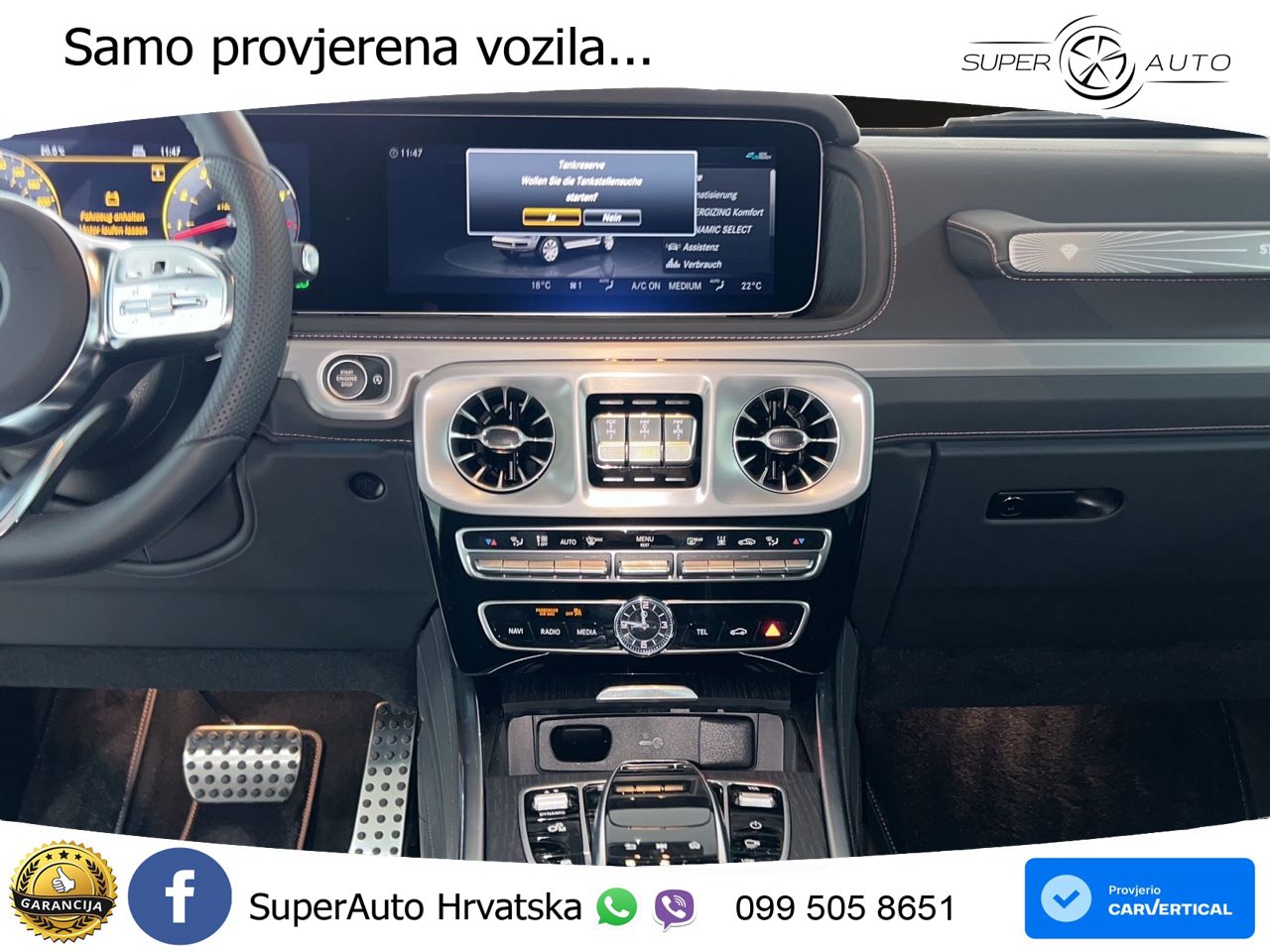 Mercedes G 500 Long V8 (422 KS) 4MATIC 9G-TRONIC LED+GR SJED+ACC