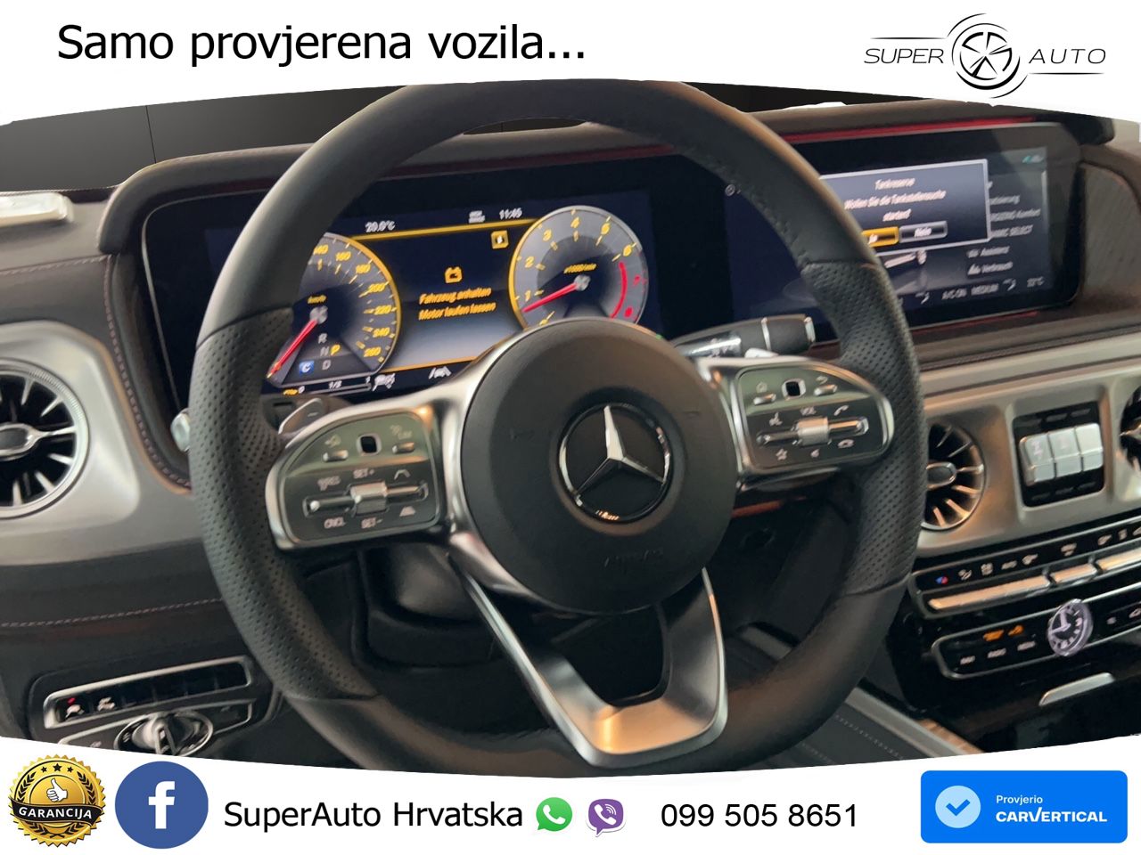 Mercedes G 500 Long V8 (422 KS) 4MATIC 9G-TRONIC LED+GR SJED+ACC