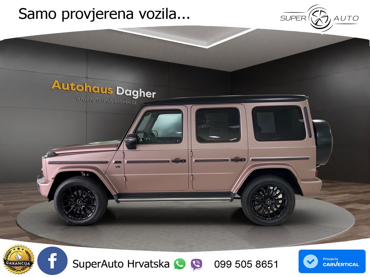Mercedes G 500 Long V8 (422 KS) 4MATIC 9G-TRONIC LED+GR SJED+ACC