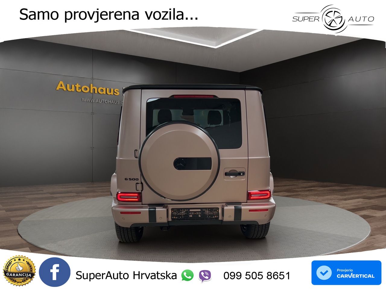 Mercedes G 500 Long V8 (422 KS) 4MATIC 9G-TRONIC LED+GR SJED+ACC