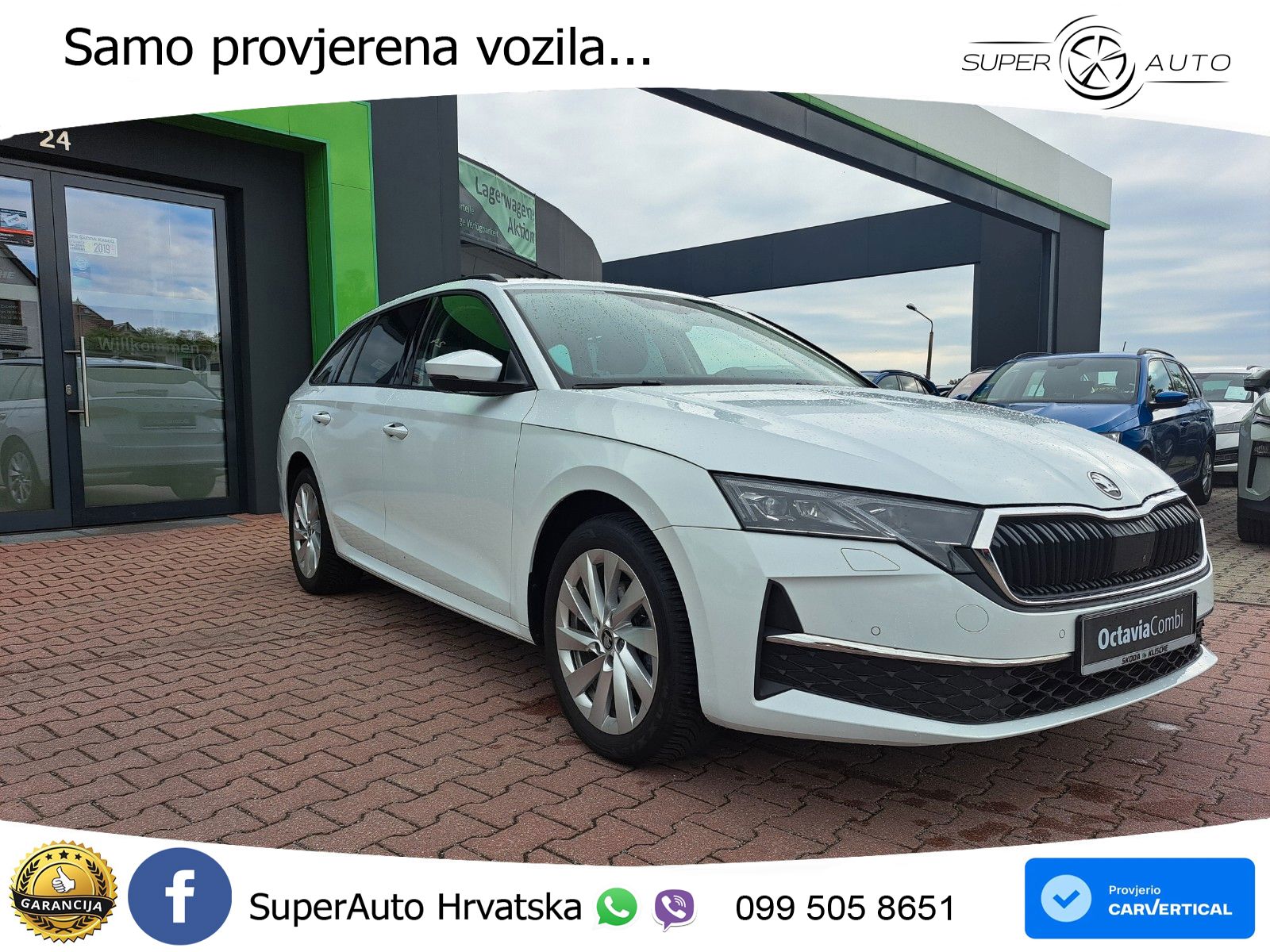Škoda Octavia Combi 1.5 TSI (150 KS) DSG LED+GR SJED+ACC