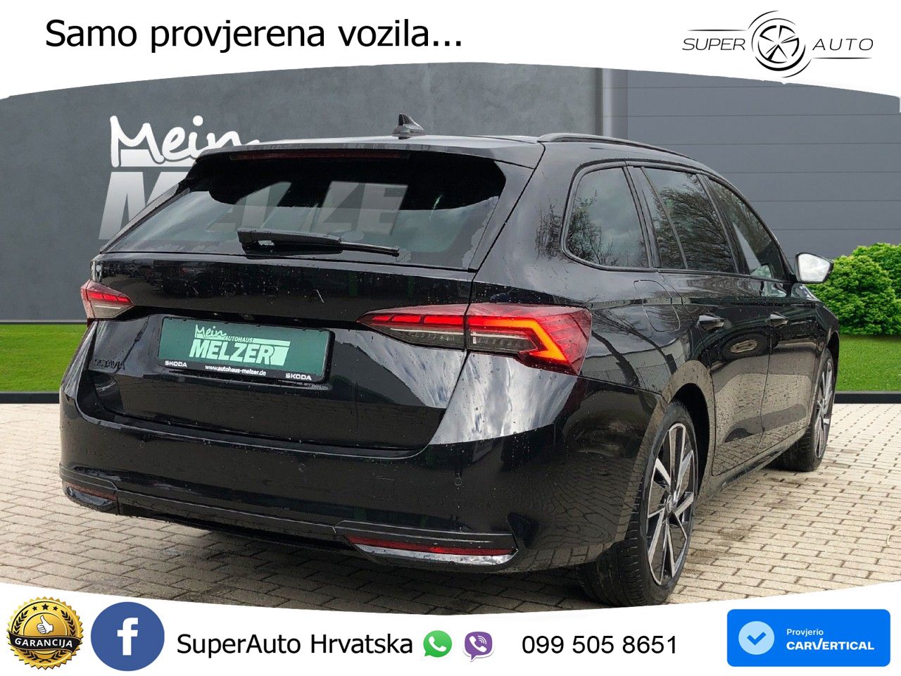 Škoda Octavia Combi 1.5 TSI (150 KS) DSG SportLine MATRIX+GR SJED+KAM