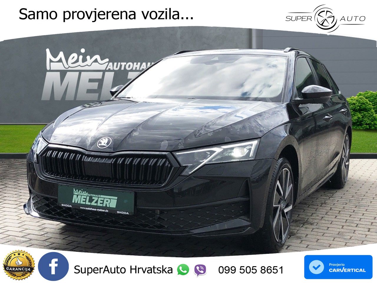 Škoda Octavia Combi 1.5 TSI (150 KS) DSG SportLine MATRIX+GR SJED+KAM