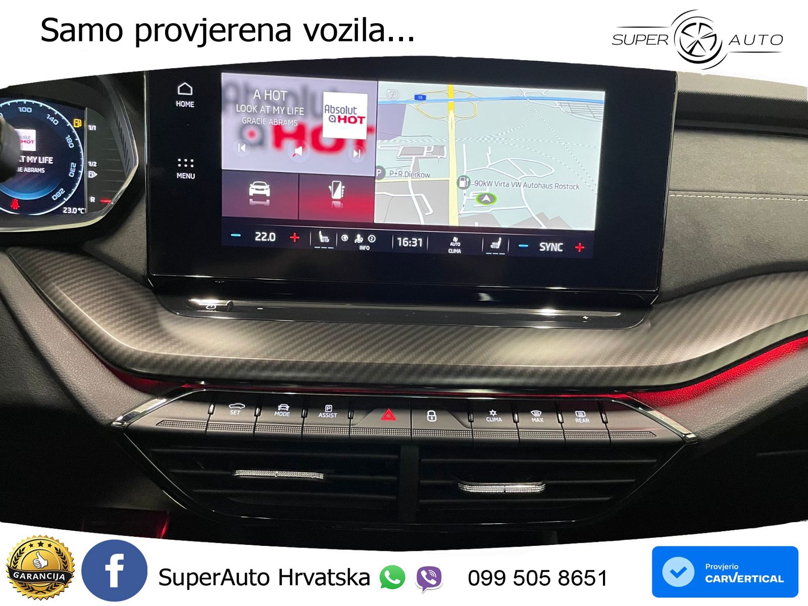 Škoda Octavia Combi RS 2.0 TDI (200 KS) DSG LED+GR SJED+ACC