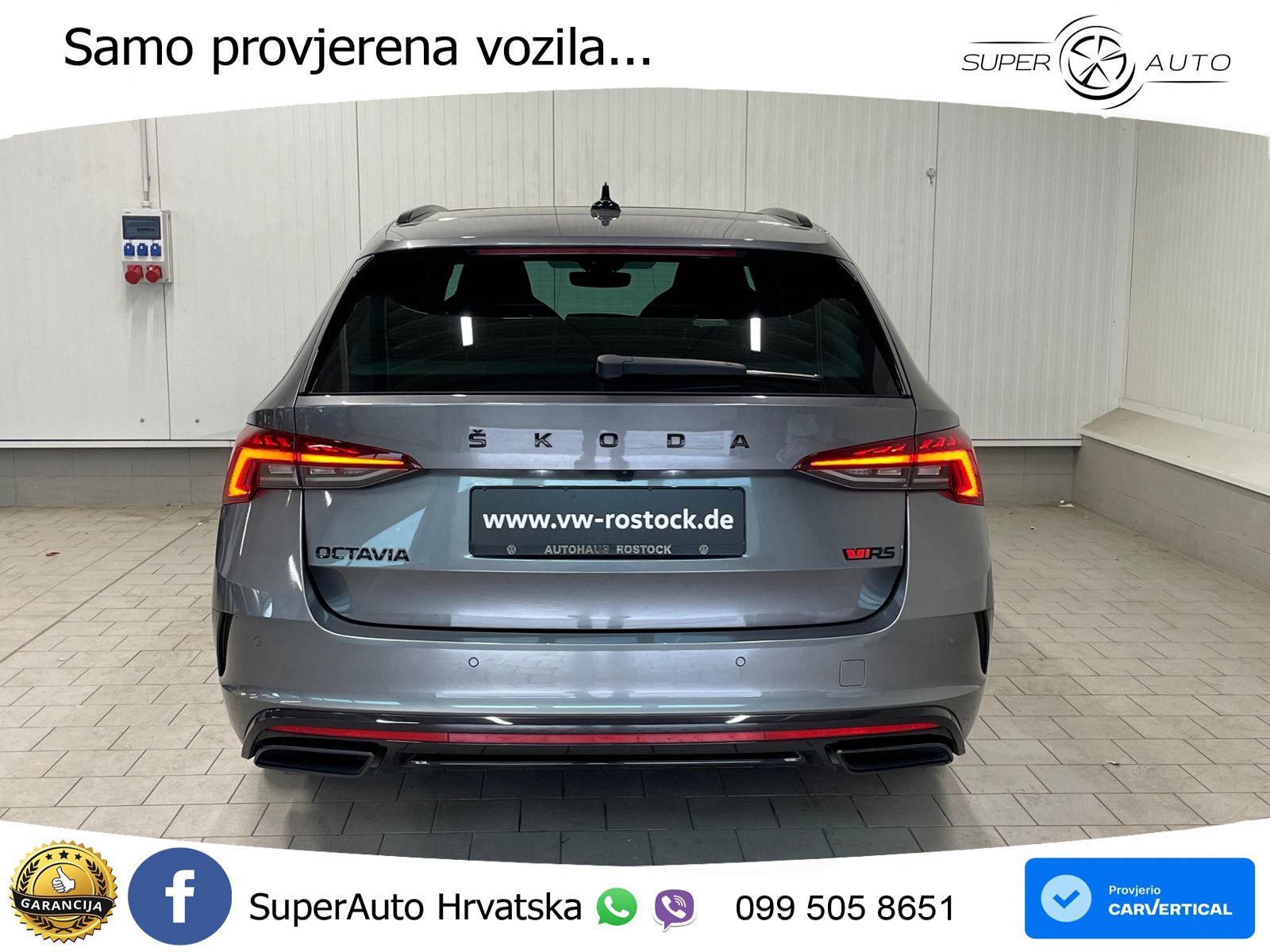 Škoda Octavia Combi RS 2.0 TDI (200 KS) DSG LED+GR SJED+ACC