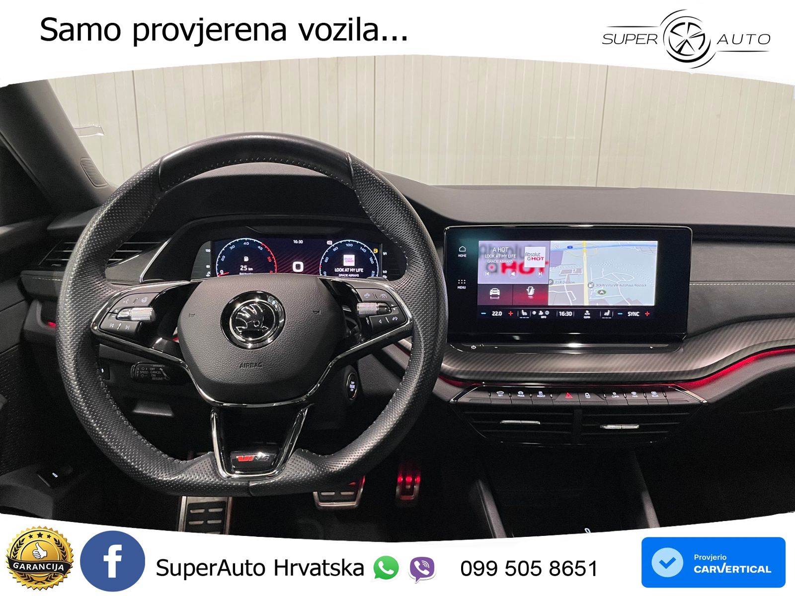Škoda Octavia Combi RS 2.0 TDI (200 KS) DSG LED+GR SJED+ACC