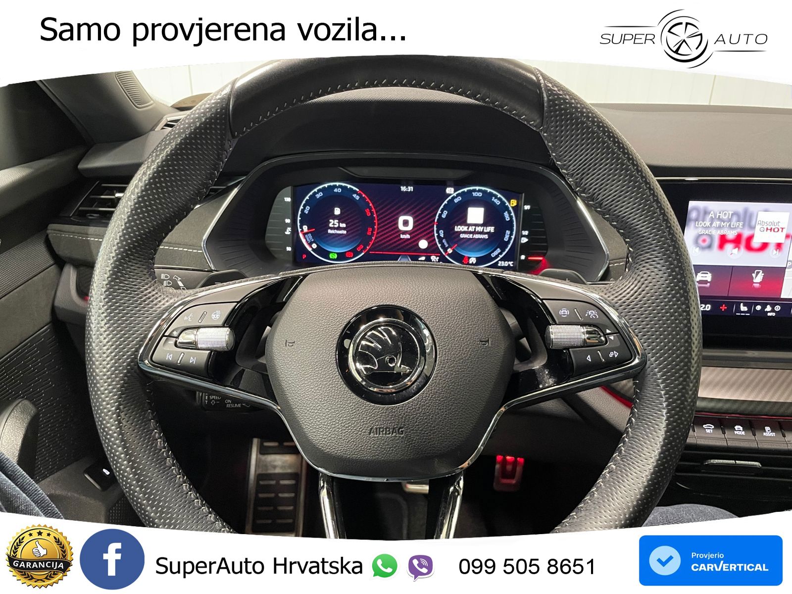 Škoda Octavia Combi RS 2.0 TDI (200 KS) DSG LED+GR SJED+ACC