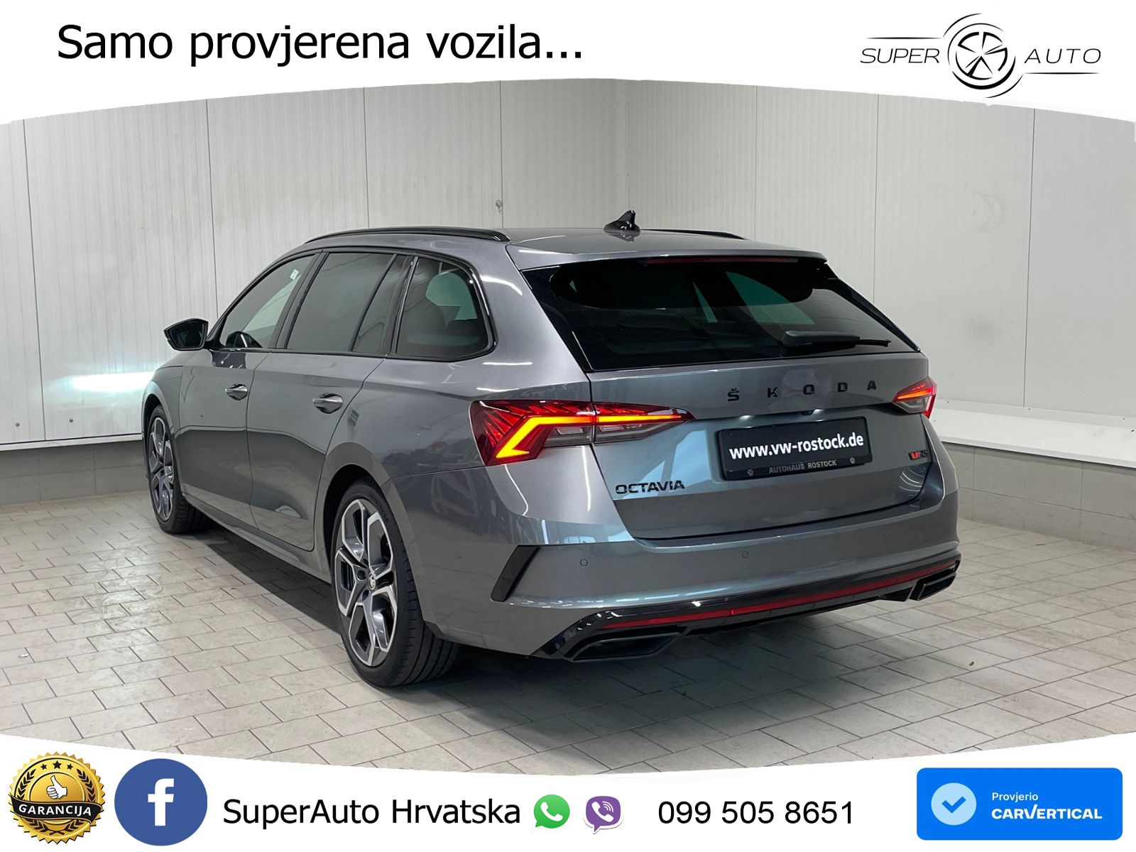 Škoda Octavia Combi RS 2.0 TDI (200 KS) DSG LED+GR SJED+ACC