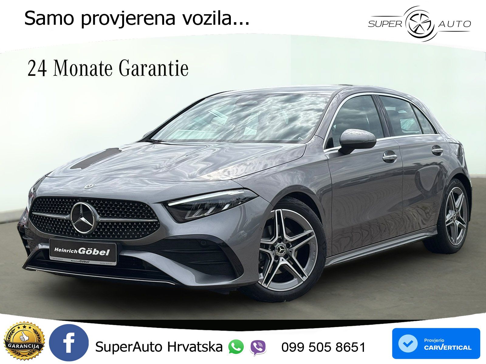 Mercedes-Benz A 200 7G-DCT AMG LED+GR SJED+ACC