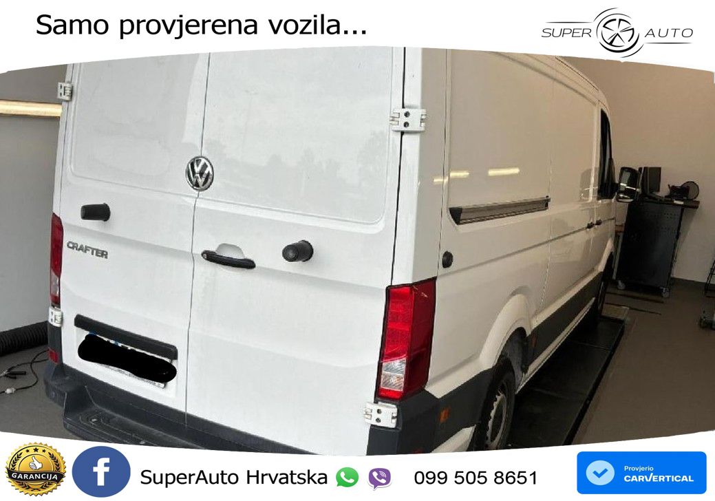 Volkswagen Crafter 35 Kasten TDI mittellang Klima ACC Kamer 140 KS