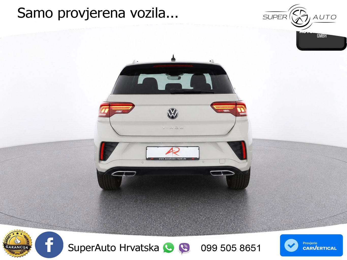 Volkswagen T-Roc 1.5 TSI (150 KS) DSG R-Line LED+GR SJED+ACC