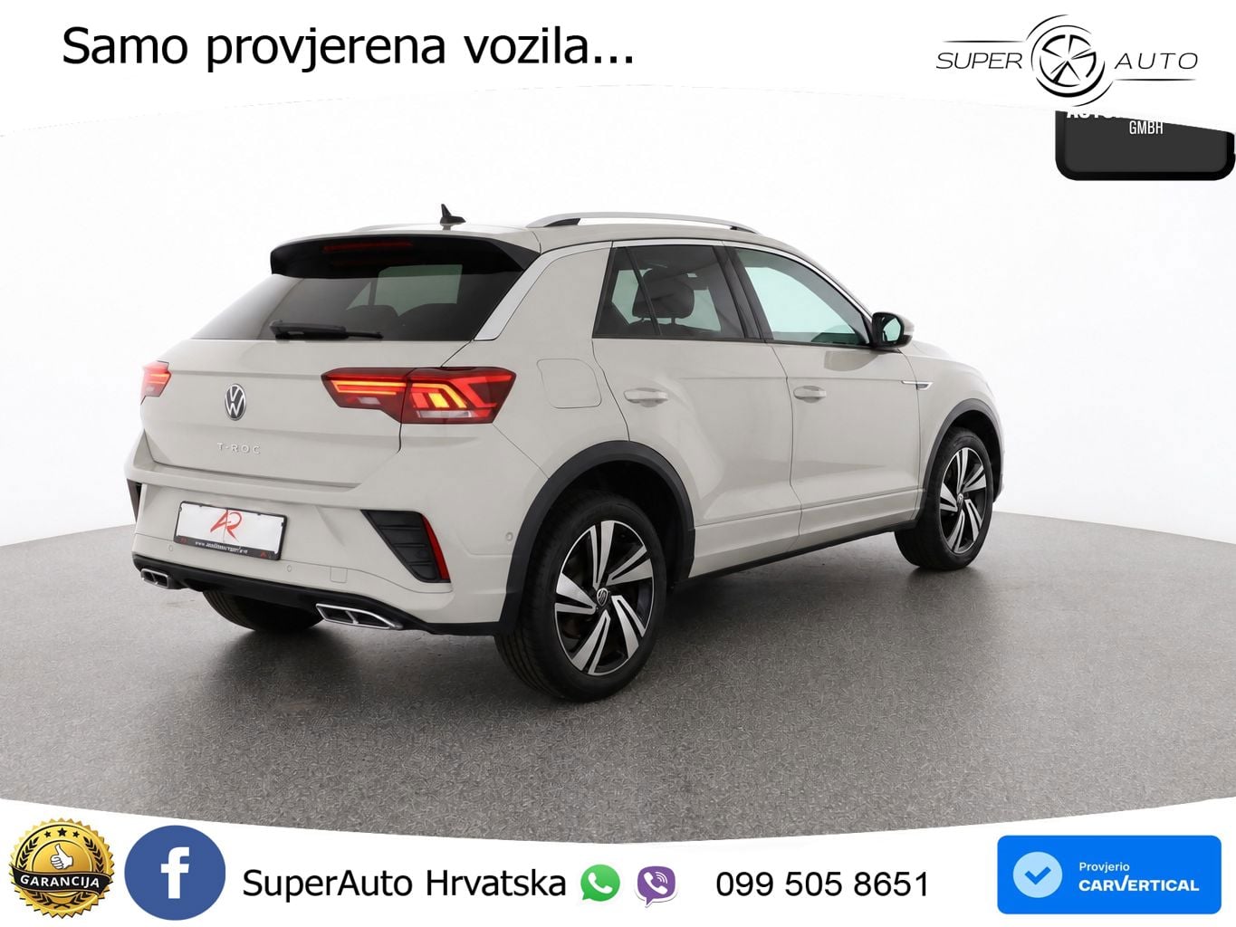 Volkswagen T-Roc 1.5 TSI (150 KS) DSG R-Line LED+GR SJED+ACC