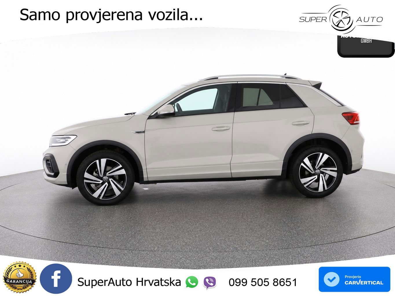 Volkswagen T-Roc 1.5 TSI (150 KS) DSG R-Line LED+GR SJED+ACC