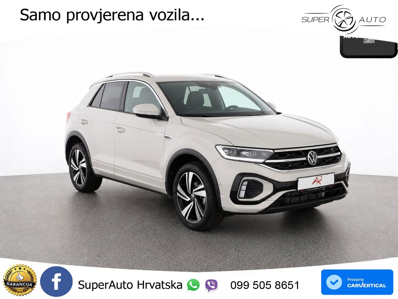 Volkswagen T-Roc 1.5 TSI (150 KS) DSG R-Line LED+GR SJED+ACC
