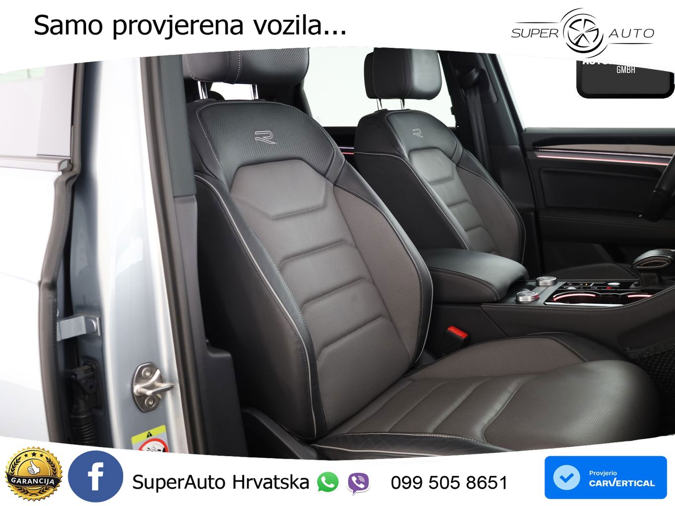 Volkswagen Touareg 3.0 V6 TDI (286 KS) 4MOTION Tiptronic R-Line ZRAČNI+ACC+GR SJED+KAM+PANO