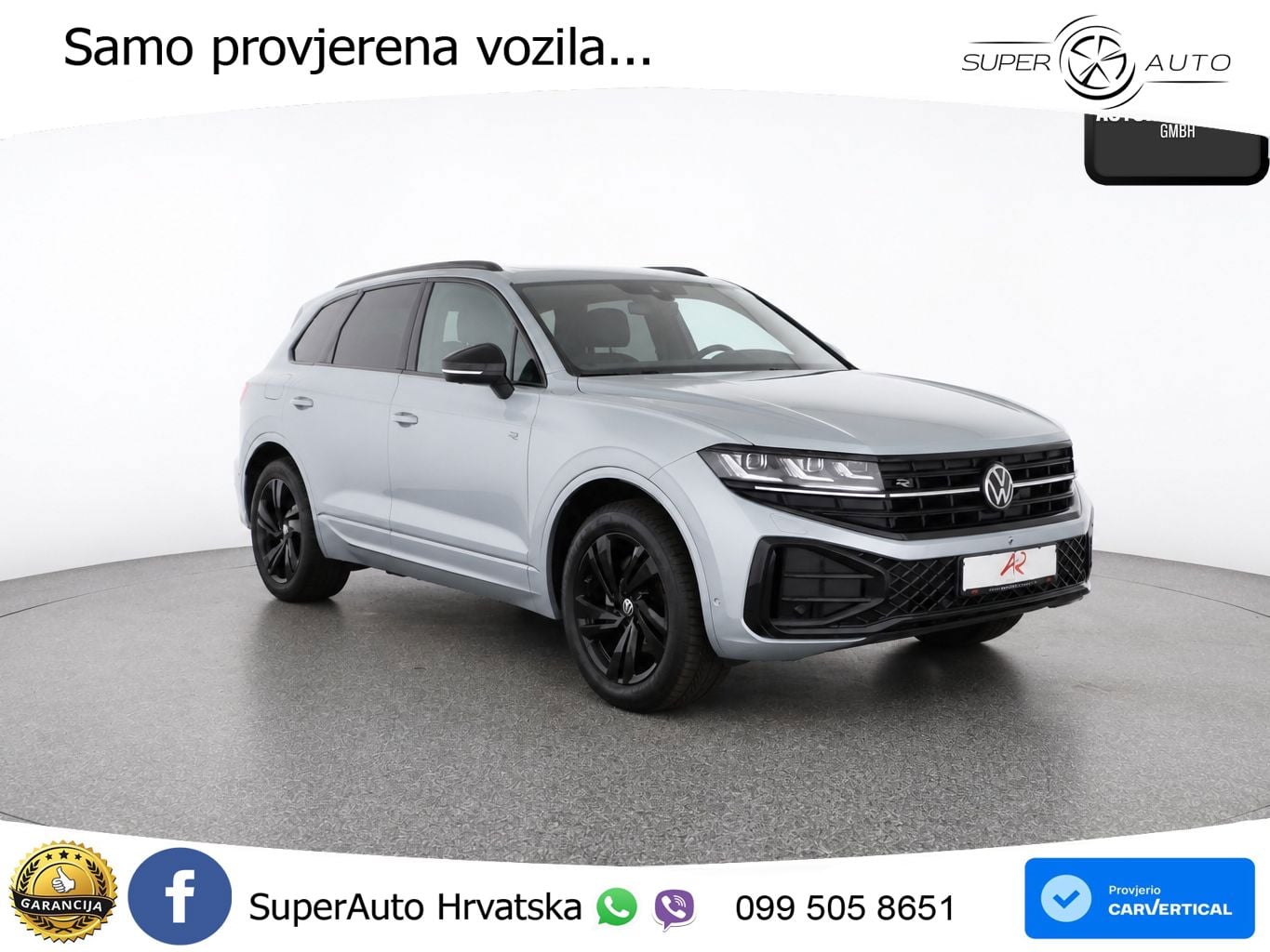Volkswagen Touareg 3.0 V6 TDI (286 KS) 4MOTION Tiptronic R-Line ZRAČNI+ACC+GR SJED+KAM+PANO