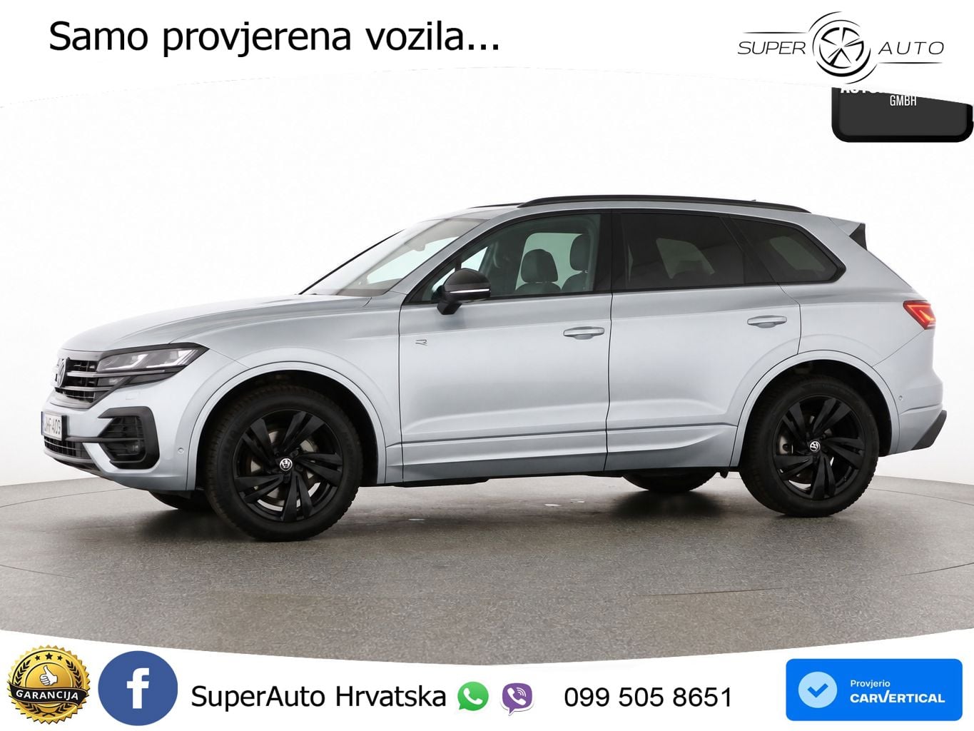 Volkswagen Touareg 3.0 V6 TDI (286 KS) 4MOTION Tiptronic R-Line ZRAČNI+ACC+GR SJED+KAM+PANO